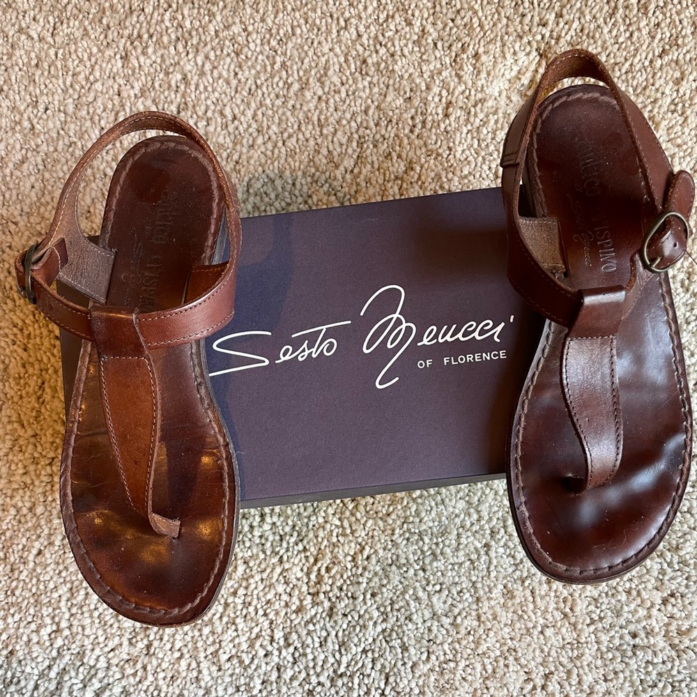 Brown Sesto Meucci Sandals